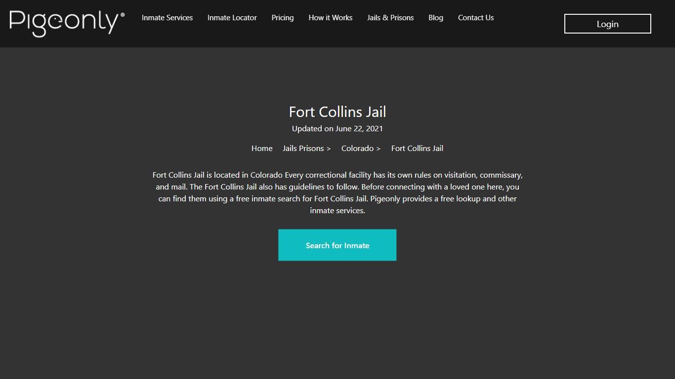 Fort Collins Jail Inmate Search | Colorado